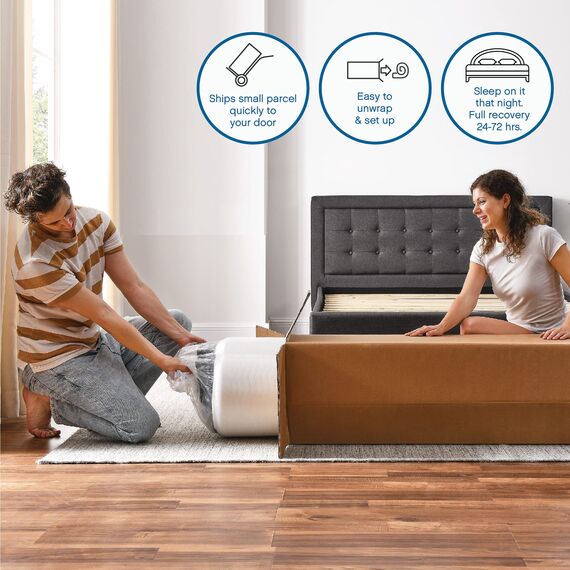 Classic Brands Cool Gel Ventilated Memory Foam 10-Inch Mattress | CertiPUR-US Certified | Bed-in-a-Box, Full