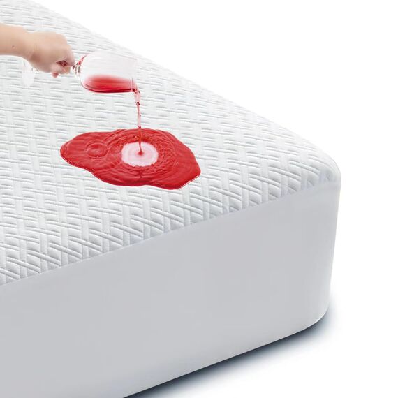 Cozymaker Matratzenschoner für Doppelbett, 100 % wasserdicht, kühlender Matratzenbezug, 20,3–53,3 cm tiefe Tasche, 3D-Luftgewebe, weich, atmungsaktiv, geräuschlos, waschbar