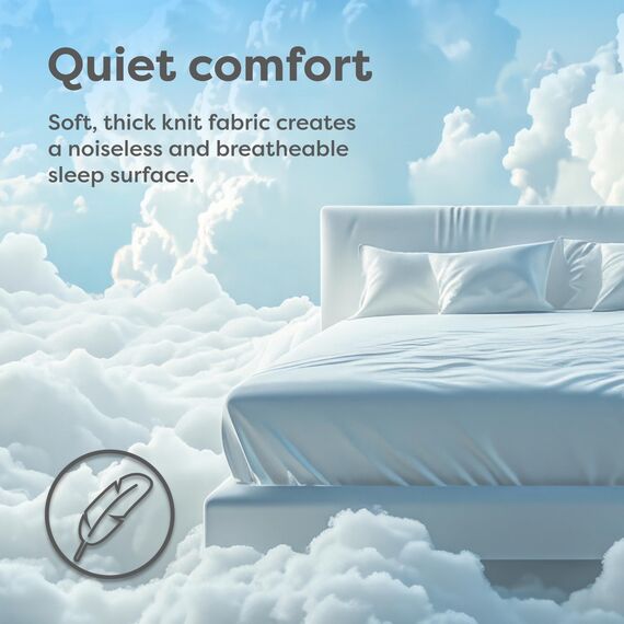 Hospitology Die original Sleep Defense System – Premium Reißverschluss Bett Bug & staubmilbengeschützt Box Spring umgreifung und hypoallergen Displayschutzfolie
