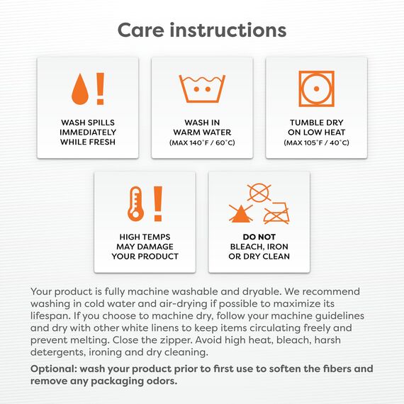 Hospitology Die original Sleep Defense System – Premium Reißverschluss Bett Bug & staubmilbengeschützt Box Spring umgreifung und hypoallergen Displayschutzfolie