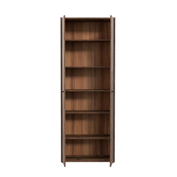 FORTE TEMPRA 2 Schrank 70 80, 2-türig, Mehrzweckschrank, Aktenschrank oder Büroschrank, Old Wood Vintage Retro Holz Dekor, Holzwerkstoff, 73.7 cm breit x 197.5 cm hoch x 34.8 cm tief