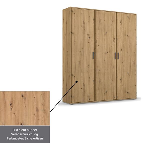 Rauch Eichenholz Holzmuster (1T x 10B x 5H cm) - Möbel Stoffmuster