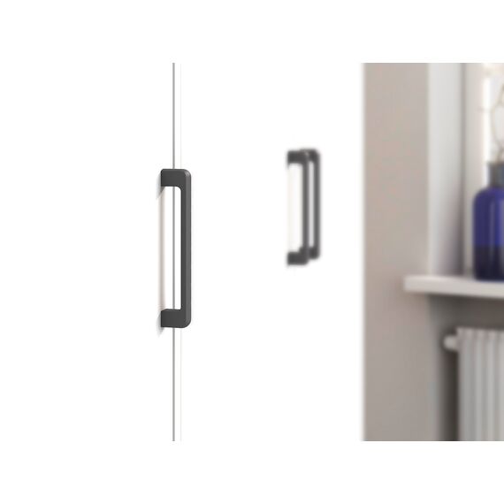Rauch Möbel Voyager, Kleiderschrank für Schlafzimmer, Kinderzimmer, Babyzimmer, Jugendzimmer, Flur, 3-türig, mit Zubehör Basic, Farbe Weiß, Breite 140cm