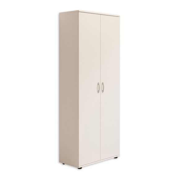 Stella Trading 3 Schuhschrank hoch, Weiß - Vielseitiger Mehrzweckschrank mit verstellbaren Einlegeböden - 70 x 176 x 35 cm (B/H/T)