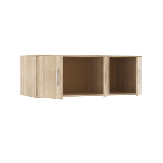 FORTE Niko Aufsatz, Holzwerkstoff, 43 x 123 x 53 cm
