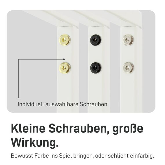Natural Goods Berlin 1x Kleiderständer Rechteck Design Garderobe freistehend, Metall, minimalistisch, stabil, DIY (Weiß, H 140cm x B 80cm)