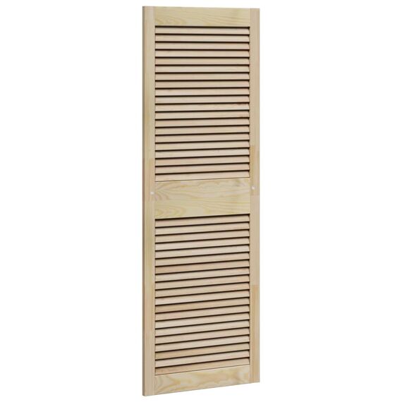 vidaXL Schranktür 4 pcs Natur 140.5 x 2 x 59.5 cm Massives Kiefernholz, Stylischer Kiefernbereich, minimalistisches Design, coole Aufbewahrung, glatte Tür für Schlafzimmer oder Wohnzimmer