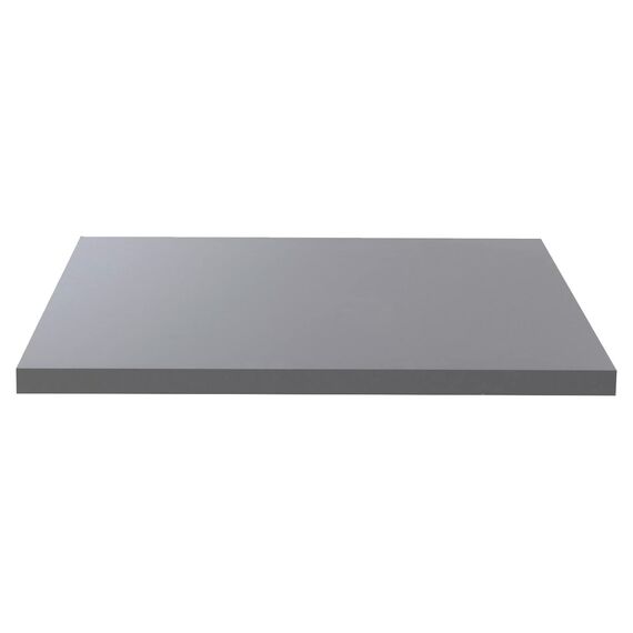 FORTE 3-er Set Einlegeböden schmal, Holzwerstoff, grau, 47,8 x 42 x 2,2 cm