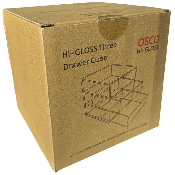 OSCO klein transparent P0002 Medium (Cube)