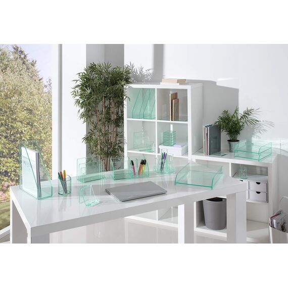 OSCO A3278-GL Glass Look Acrylic 5 Drawer Chest
