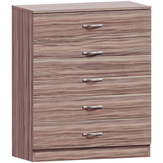 Vida Designs Kommoden & Sideboards, Mitteldichte Holzfaserplatte, Walnuss, Standard