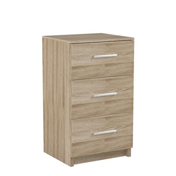 Vicco Nachttisch, Sonoma, 2er Set, geeignet für Boxspringbetten mit erhöhtem Rahmen
