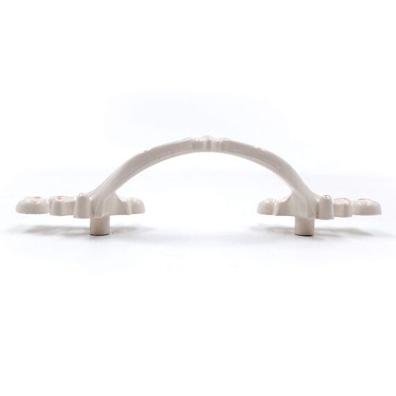 Schubladen-Zieher, französische Provinziale, elfenbeinfarben, 5,1 cm Lochmitte, Vintage-Stil, Shabby Chic, Möbelgriffe für Kommode, Nachttisch, Schrank, PW1619W64