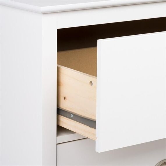 Prepac yaletown 2 Schubladen hoch Nachttisch – weiß Transitional 2 Drawer weiß