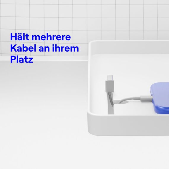 BedShelfie Nachttisch Zum Einhängen Bettablage, Etagenbett und Obere Etagenbett, Essentials, Clip-On Tablett Organizer, Schlafsaal Dekoration, College Wohnheim Essentials – Kabelschnapper, Weiß