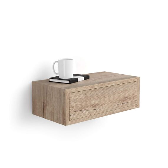 MOBILI FIVER, Riccardo Nachttisch, Eiche, Made In Italy