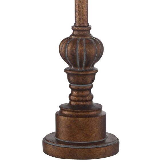 Bertie Buffet-Tischlampen im traditionellen Stil, 71,1 cm hoch, 2 Stück, warmbraun, Holzton, Dekoration für Wohnzimmer, Schlafzimmer, Haus, Nachttisch, Heimbüro, Regency Hill