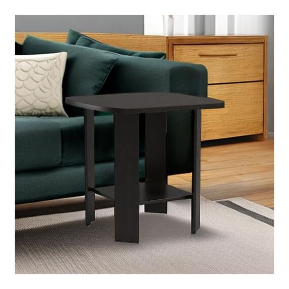 Furinno Simple Design Beistelltisch, Holz, Espresso, 50.8 x 50.8 x 49.78 cm