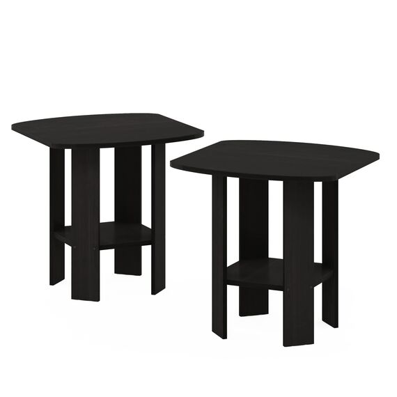 Furinno Simple Design Beistelltisch, Holz, Espresso, 50.8 x 50.8 x 49.78 cm