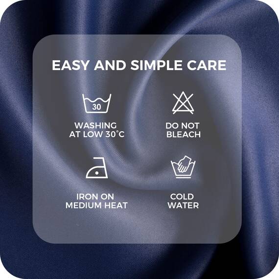 MRTREES Vorhang Blickdicht Gardinen Thermovorhang mit Ösen Verdunklungsvorhang Ösenschal Vorhänge Modern 167x117cm(H×B) Dunkelblau 2er Set für Hotels Büros Wohnzimmer Schlafzimmer Kinderzimmer