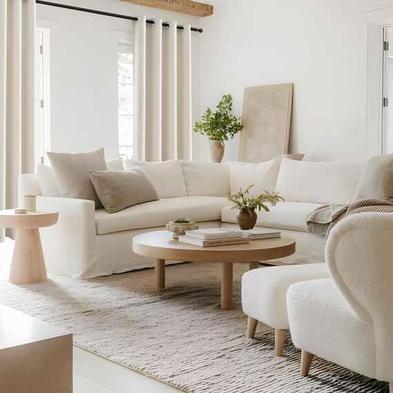MRTREES Blickdichte Vorhänge Wohnzimmer Verdunklungsvorhänge mit Ösen 2er Set, Extra Lange Gardinen Hellbeige 280 cm Lang, 140 cm Breit, Vorhang Abdunkelnd für Schlafzimmer Kinderzimmer Balkontür