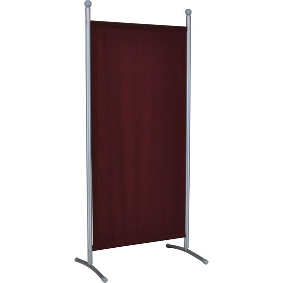 ANGERER Stellwand 178 x 82 cm, Sicht- & Sonnenschutz, Raumtrenner, Innen & Outdoor Büro Balkon/Terrasse, Schlafzimmer, Garten, Made in Germany, waschbare Bezüge, Polyacryl Bordeaux