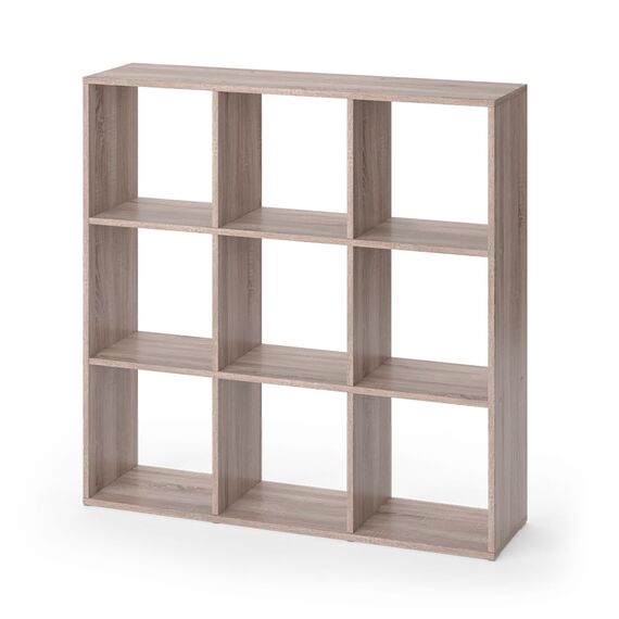Vicco Raumteiler Nove, Sonoma, 104 x 108 cm, zur flexiblen Raumaufteilung und Aufbewahrung nutzbar