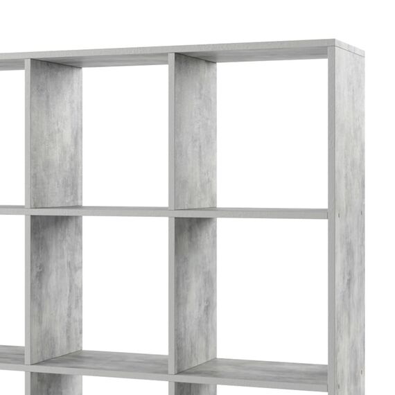 Vicco Raumteiler Karree, Grau, 138.5 x 142.5 cm, zur flexiblen Raumaufteilung und übersichtlichen Aufbewahrung