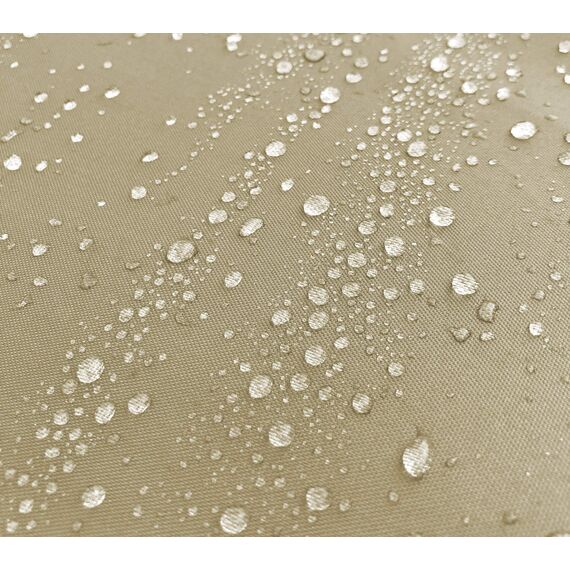 QUICK STAR Paravent 4 Teilig 165 x 220 cm Beige - Garten & Balkon Sichtschutz Stellwand Innen & Außen - Raumteiler Trennwand Faltbar Blickdicht & Wetterfest
