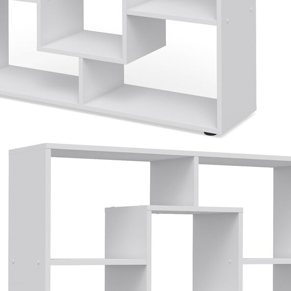Vicco Raumteiler, Weiß, 107.2 x 143 cm, zur Raumtrennung und flexiblen Aufbewahrung einsetzbar