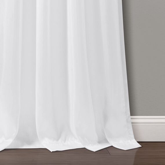 Lush Decor Fenstervorhang, Nachthimmel, 274,3 cm lang x 106,7 cm breit, Schwarz/Weiß
