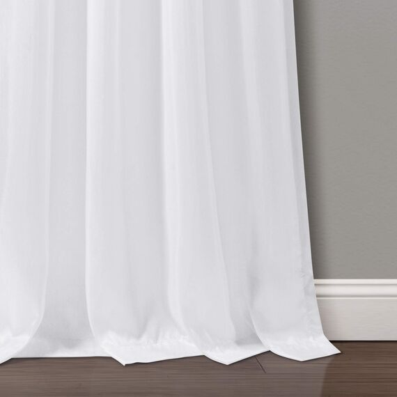 Lush Decor Night Sky Window Curtain Single Panel Fenstervorhang, Motiv: Nachthimmel, 1 Stück, Polyester, Schwarz und Weiß, 42" W x 84" L (Pack of 1)