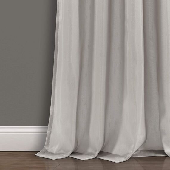 Lush Decor Fenstervorhang, Sternenhimmel, 274,3 cm lang x 106,7 cm breit, Gelb & Grau