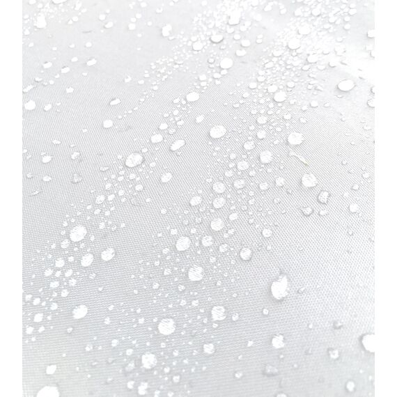 QUICK STAR Paravent Outdoor Wetterfest 180 x 78 cm Weiß | Raumteiler Stellwand Innen | Garten & Balkon Sichtschutz Blickdicht