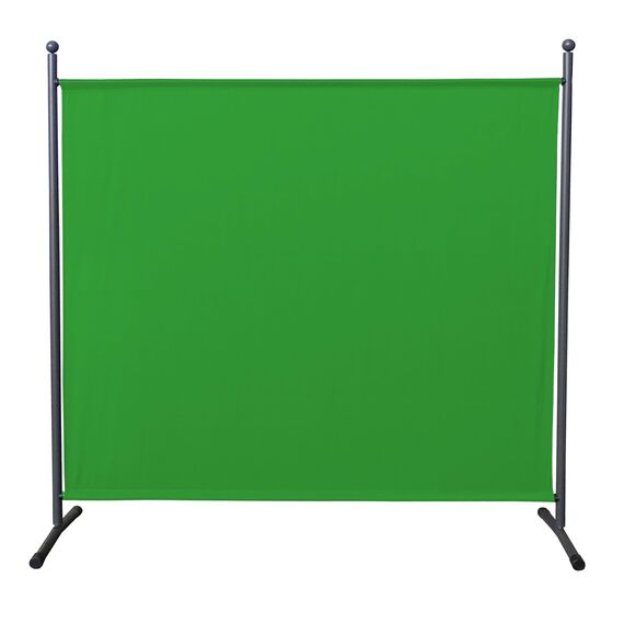 QUICK STAR Paravent Green Screen Stellwand 180 x 178 cm Chromakey Grün | Video-Meeting - Streaming - Gaming - HinterGründentfernung