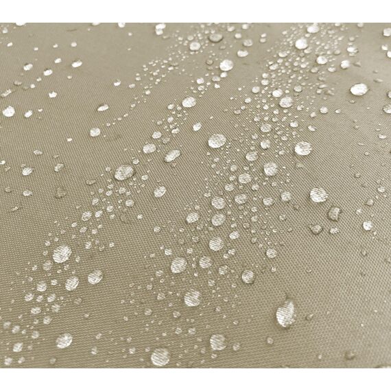 QUICK STAR Paravent Outdoor Wetterfest 180 x 178 cm Beige | Raumteiler Stellwand Innen | Garten & Balkon Sichtschutz Blickdicht