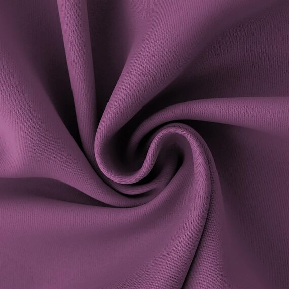 BGment Raumverdunkelungsvorhänge, 213 cm lang, mit Ösen, wärmeisoliert, Fensterbehandlungsvorhänge für Schlafzimmer, 2 Paneele, 106,7 x 213,3 cm, Aubergine, Lila