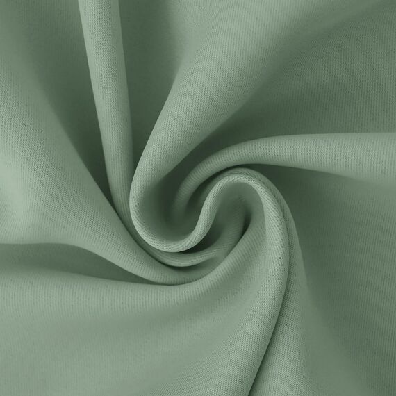 BGment Frosty Green Schiebetürvorhang 305 cm lang, breiter Raumverdunkelungsvorhang für Schlafzimmer, Privatsphäre, isoliert, Ösen, Raumtrenner, Vorhang, Federdekoration, 1 Panel, 254 x 305 cm
