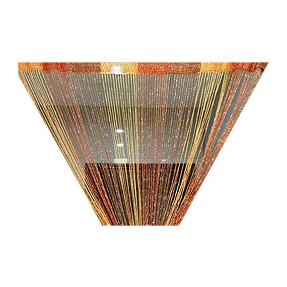 Ave Split Dekorativer Tür-Fadenvorhang, Wandpaneel mit Fransen, Raumteiler, Sichtschutz, Quasten-Panel für Zuhause, 100 x 200 cm, Nr. 018332
