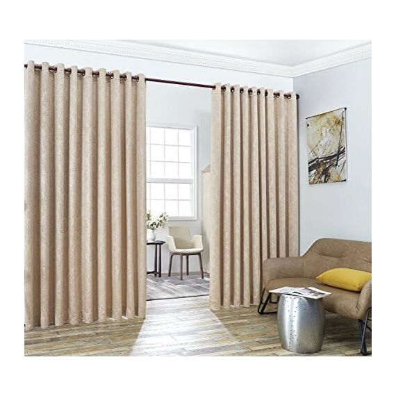 Evelyn, taupe, Wall To Wall - panels 108"W x 99"L