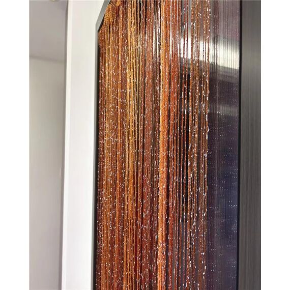 Ave Split Dekorativer Tür-Fadenvorhang, Wandpaneel mit Fransen, Raumteiler, Sichtschutz, Quasten-Panel für Zuhause, 100 x 200 cm, Nr. 018332