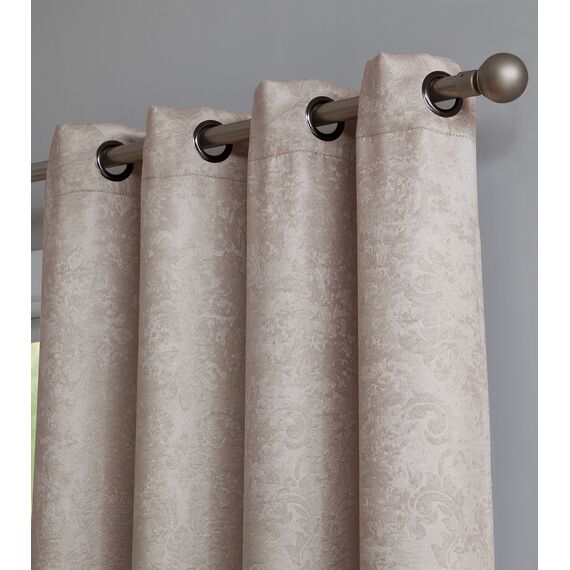 Linen Zone Vorhänge für Schlafzimmer, extralang, cremefarben, 1 Paar Diese modernen Verdunkelungsvorhänge sind eine großartige Wahl für Schlafzimmer, 95 x 274 cm, elfenbeinfarben