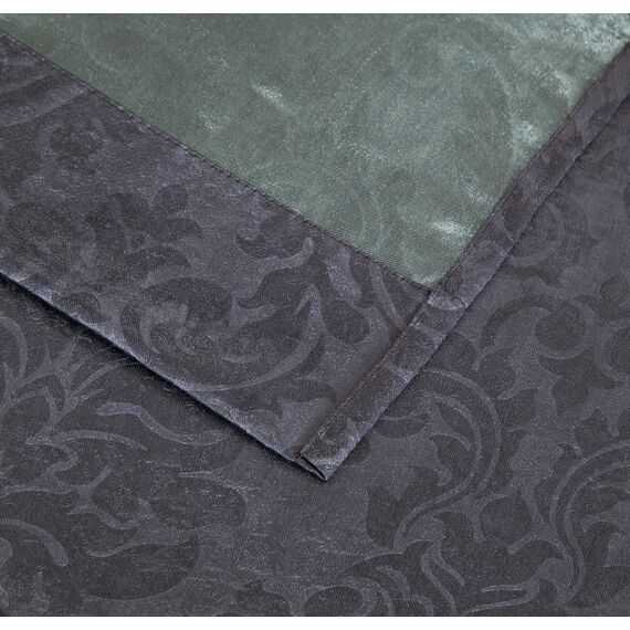 Linen Source Evelyn, Textil, anthrazit, Patio 102" W x 96" L