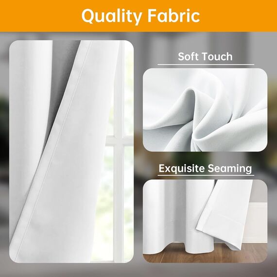 Raumteiler-Vorhänge, flexibles Deckenschienen-Set, Vorhangschiene, Deckenmontage, Verdunkelungsvorhang für Wohnzimmer, Schlafzimmer, Deckenvorhangstange, Sichtschutz, Trennwand, B 150 x H 108 cm