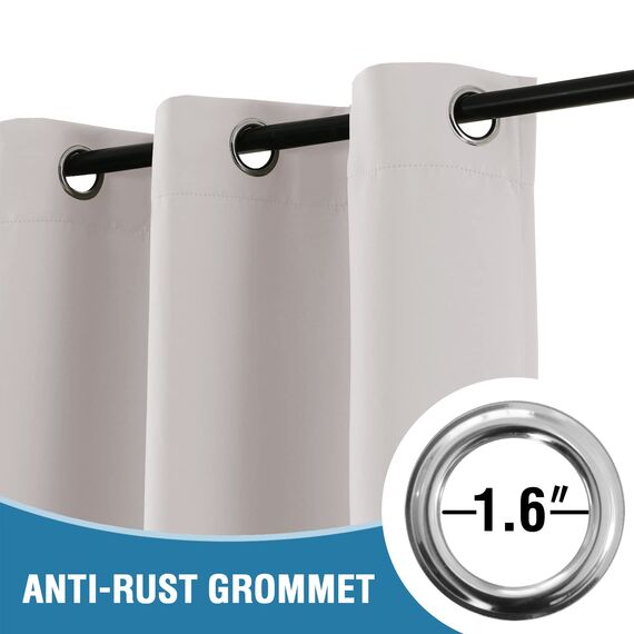 Türvorhang Verdunkelung Schranktür Vorhang Raumteiler Fenster Behandlung Vorhang für Schlafzimmer Wärmeisolierter Sichtschutz Vorhang Schalldicht Ösen Türvorhang 106,7 x 203,2 cm 1 Panel Stein