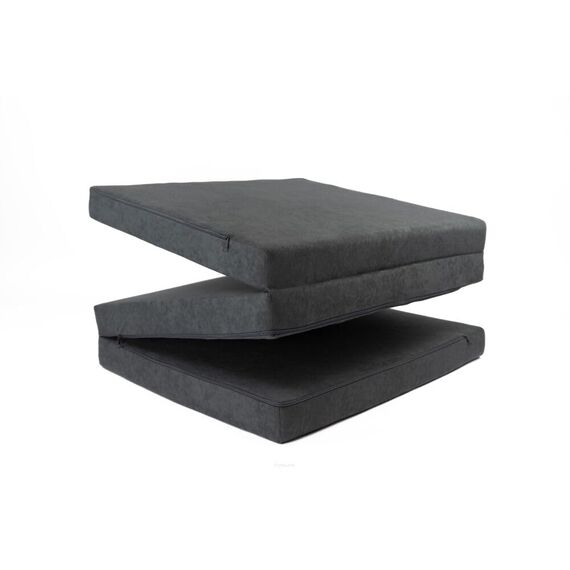 FORTISLINE Klappmatratze 195x80x9 cm, 3-teilige Faltmatratze, Gästematratze, Reisematratze und Campingmatratze, Schaumstoffmatratze mit abnehmbarem Bezug, Oeko-TEX, hergestellt in der EU