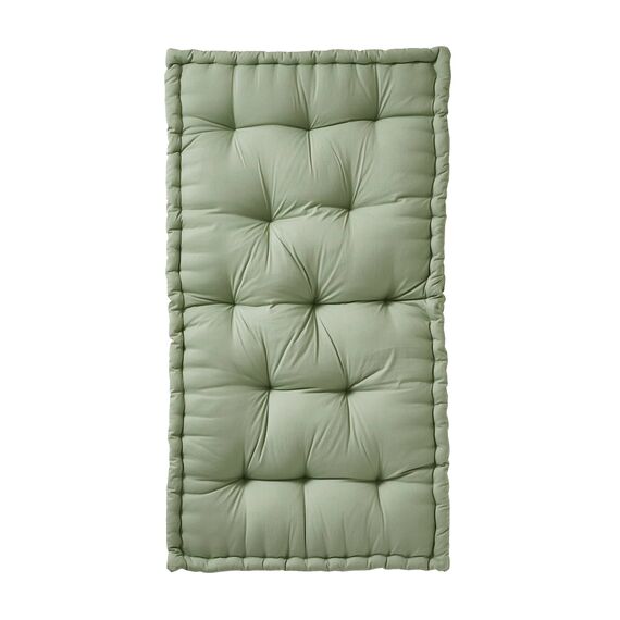VERTBAUDET Bodenmatratze, Futon-Stil, Salbeigrün, 60 x 120 cm