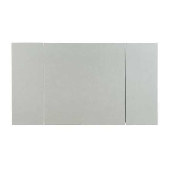 Linon Silver Vanity Set Harper Silber Schminkset, Polyurethan, 32" W x 18" D x 46.75" H