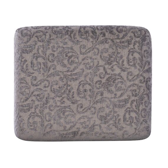 Linon Silver Vanity Set Harper Silber Schminkset, Polyurethan, 32" W x 18" D x 46.75" H