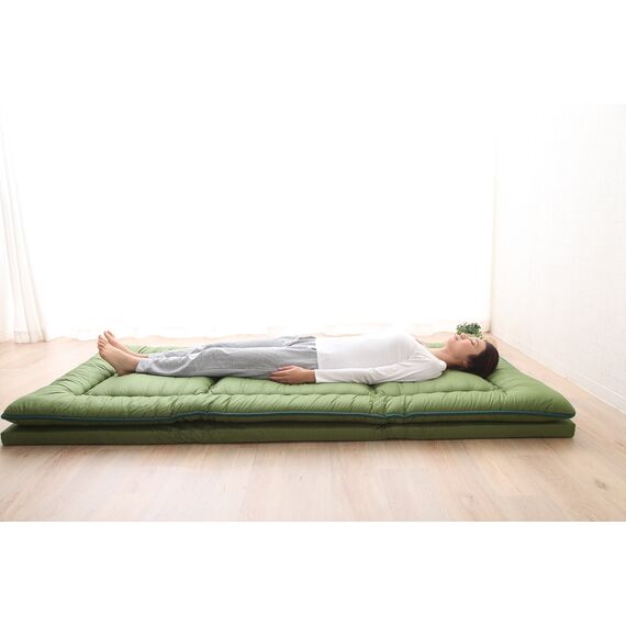 EMOOR Color Leichte Futonmatratze (Shikibuton) Twin-long (39 x 83in) olivgrün